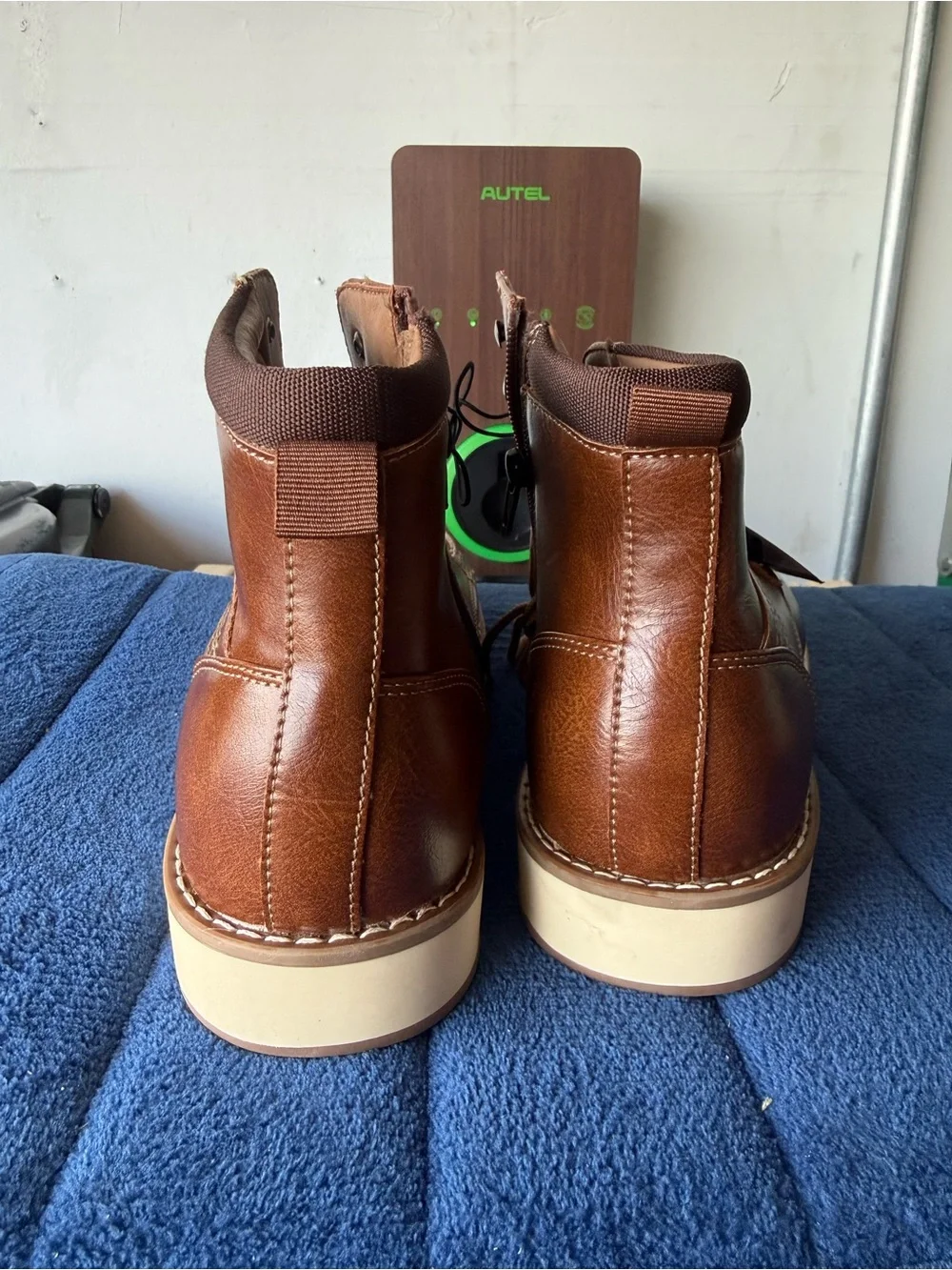 Steve Madden Men's Lace Up Casual Boots Variety Brown Size 12 High Top Shoes